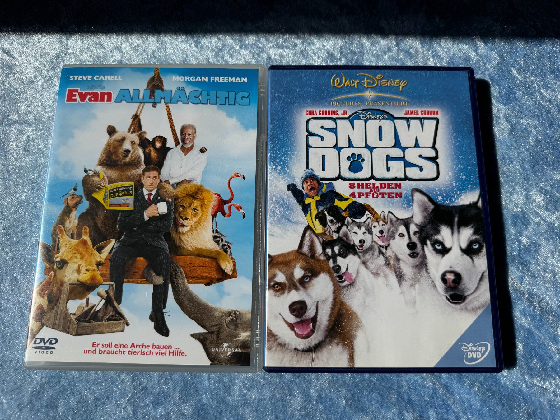 Tutti i DVDs: 2 DVDs Evan Allmächtig & Snow Dogs – Usato da Brunnenthal venduto da Eco07