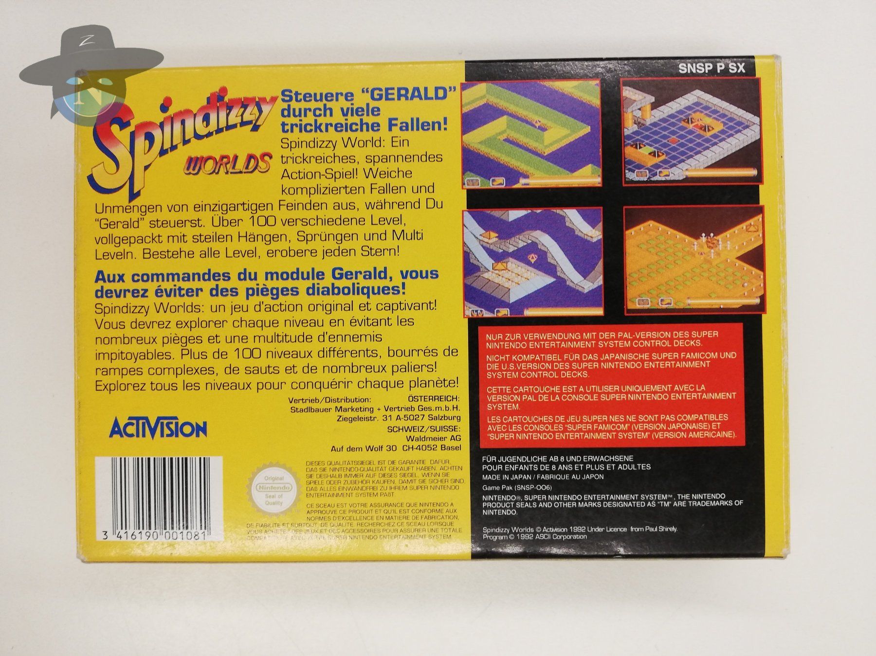 Nintendo Giochi: Spindizzy Worlds  / Super Nintendo SNES – Usato da St. Gallen venduto da zorro_dc 1