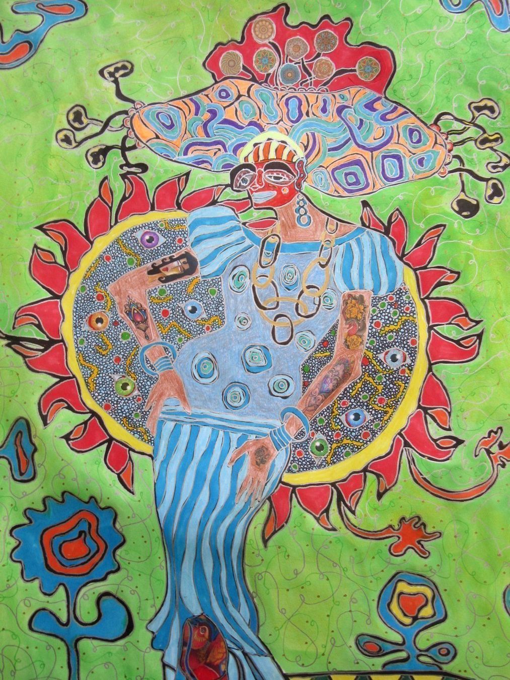 Poster & Bilder: EDGAR BALTENSPERGER ORIGINAL COLLAGE AUF FESTEM PAPIER – Gebraucht aus Gersau von grafik-kunst 2