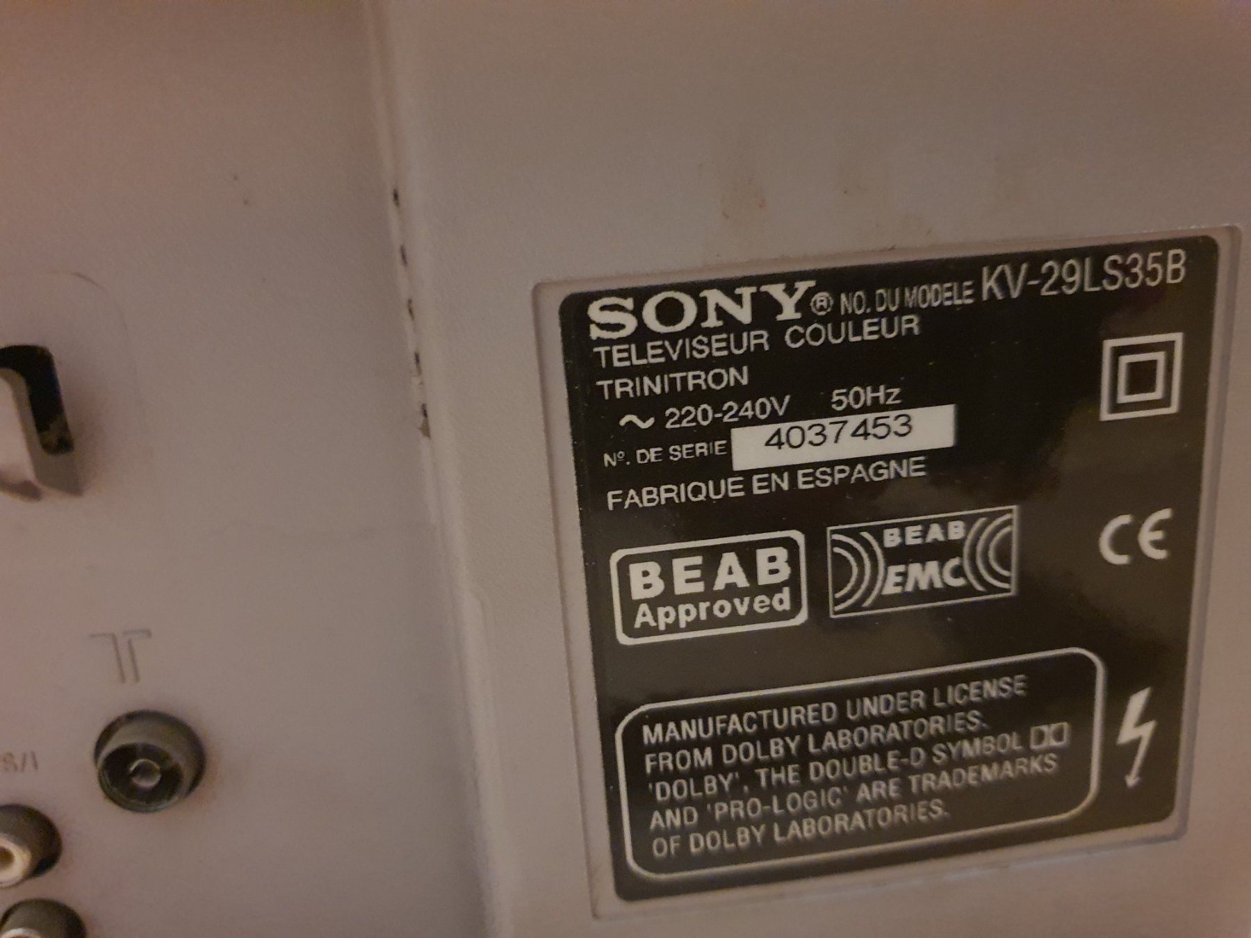 Sony Appareils TV: SONY KV-29LS35B Trinitron CRT TV – D'occasion à Bachenbülach par RGB-out 7