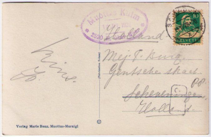 Cartoline postali: St. Moritz - Muottas Muragl – Usato da Binningen venduto da Mountainrider 1