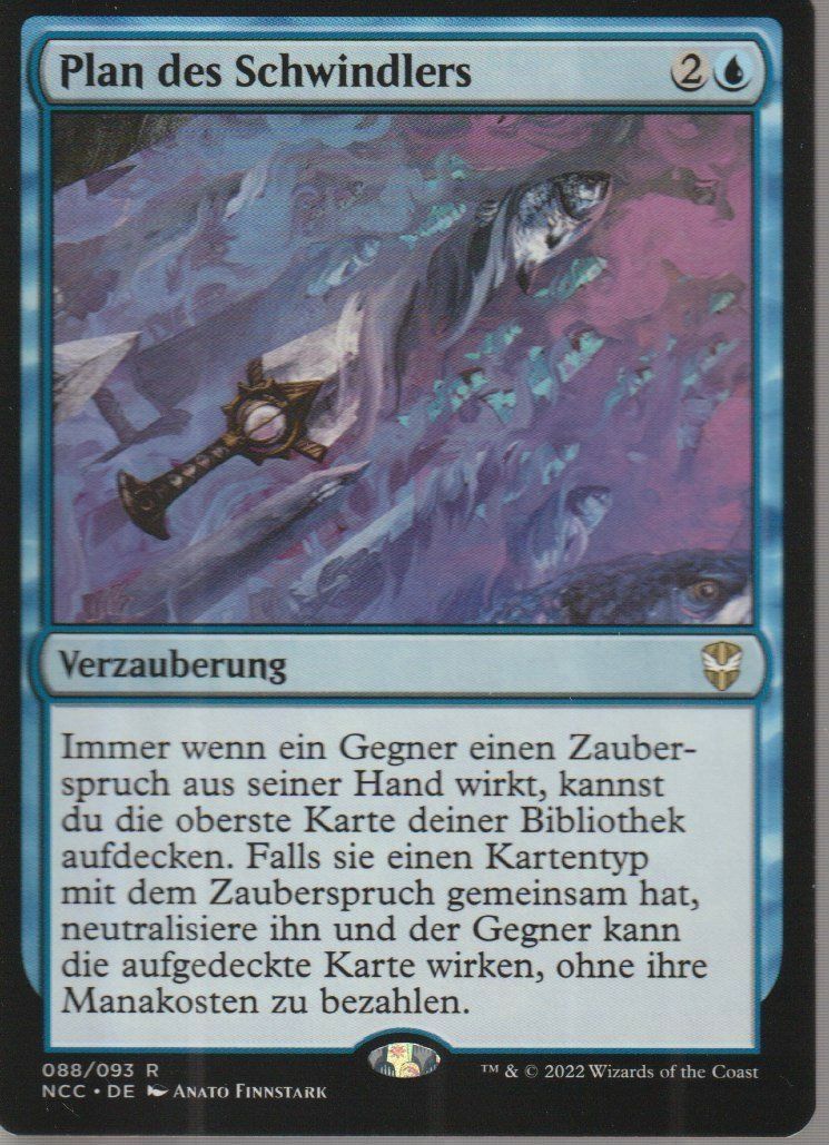 Magic The Gathering Cartes à collectionner: MTG Magic The Gathering NCC De 088 Plan des Schwindlers – Neuf (Voir description) à Vezia par Aquarius_Age