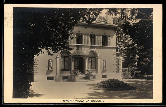 Cartes postales: AK Nyon, Villa La Colline, 1927 – D'occasion à Berlin par bartko-reher