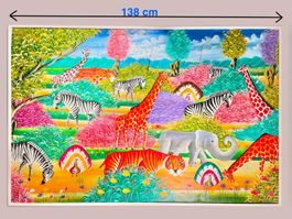 Tiere in der Savanne - 138 cm