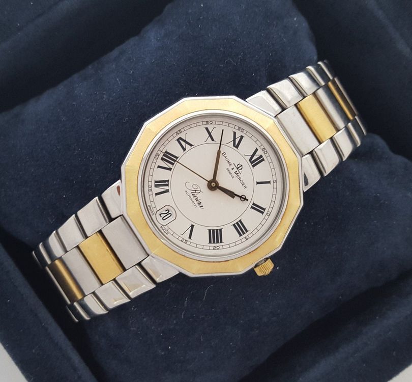 Baume mercier shop riviera 18k gold