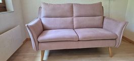 Sofa mit Hocker