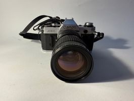 Kit Argentique Mythique Canon AE-1 + 2 Objectifs