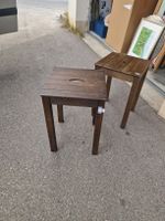 Holz Taburettli 2 Stk. rechteckig guter Zustand 