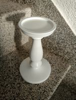 Ikea Weisser Kerzenständer aus Metall - Skandinavisch. 21 cm
