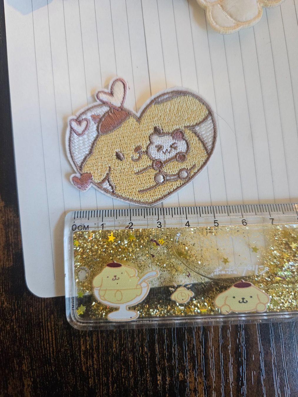 Toppe: Aufnäher Patch Herz Pom Pom Purin – Usato da Luzern venduto da Lucan_Valerius