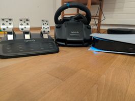 PS 5, Lenkrad, Pedalen. Fast neues, Top Zustand