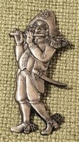 X3 - Pin-Platte Basel Fasnacht Soldat Pfeifer