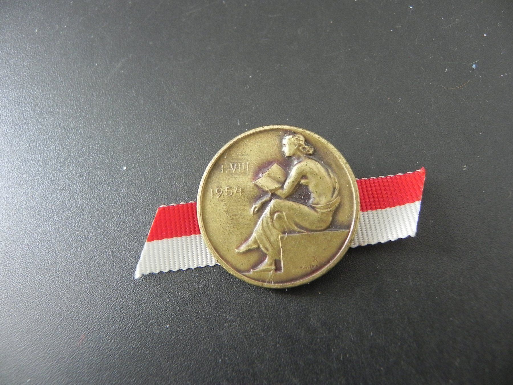 Broschen & Nadeln: Abzeichen 1. August 1954 – Gebraucht aus Biel/Bienne von Gogolozi