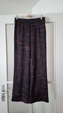 Pantalon d'été fluide à coupe large H&M