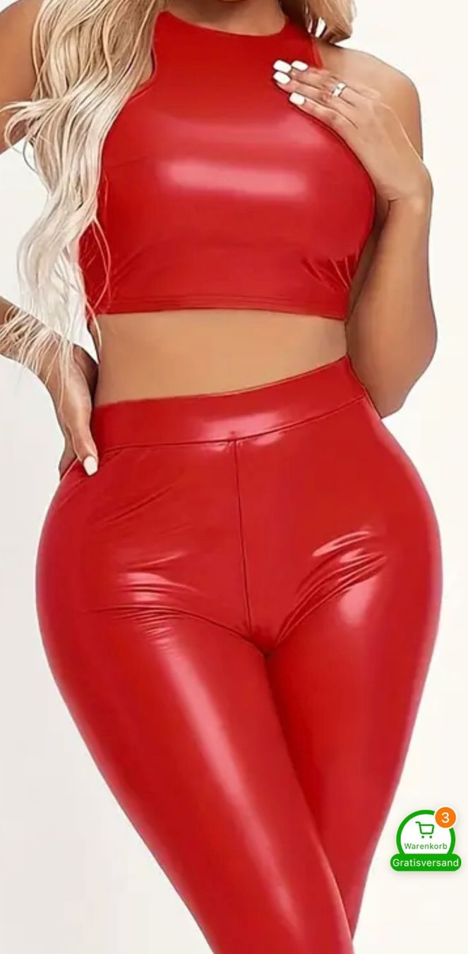 Lotti di vestiti: Leggings und Top Rot Grösse M – Nuovo e nell'imballaggio originale da Uetendorf venduto da Stoun 6