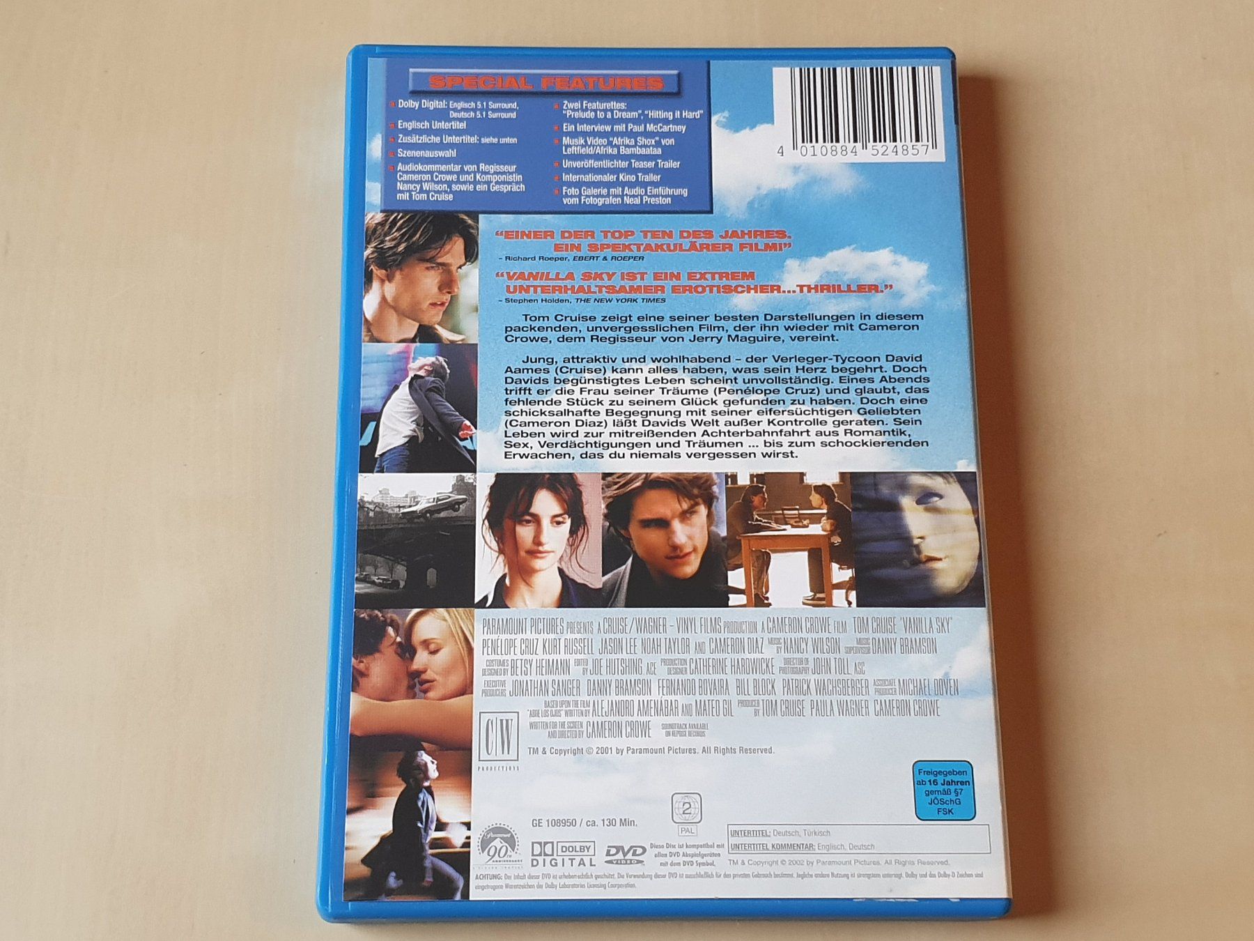 Alle DVDs: Vanilla Sky – Gebraucht aus Stansstad von collectorsshop 1