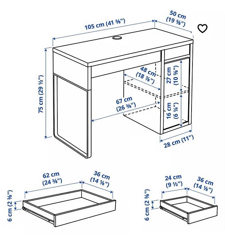 Scrivanie: Ikea Schreibtisch  – Usato da Diepoldsau venduto da sim_8mcg 1