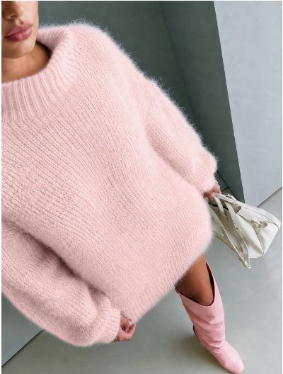 Kleider: NEUES hell Rosa Strick-Kleid Gr. S - 226470 – Neu (gemäss Beschreibung) aus Küssnacht am Rigi von Pidu5 3