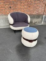 Diesel Sessel mit Hocker