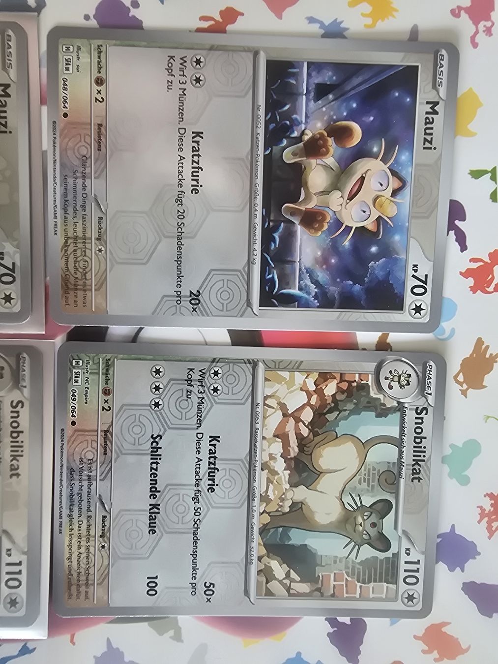 Pokémon Carte collezionabili: Pokémon Mauzi & Snobilikat Reverse Holo, DE – Nuovo (secondo la descrizione) da Pfäffikon SZ venduto da gmw_8nk9 1