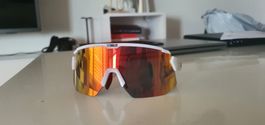 Bliz Breeze Sportbrille Weiss/Rot - Neu