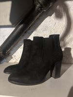 Stiefeletten Leder Anthrazit