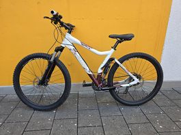 Mountainbike Contessa TX25 weiss/burgund weiss 26 Zoll gu...