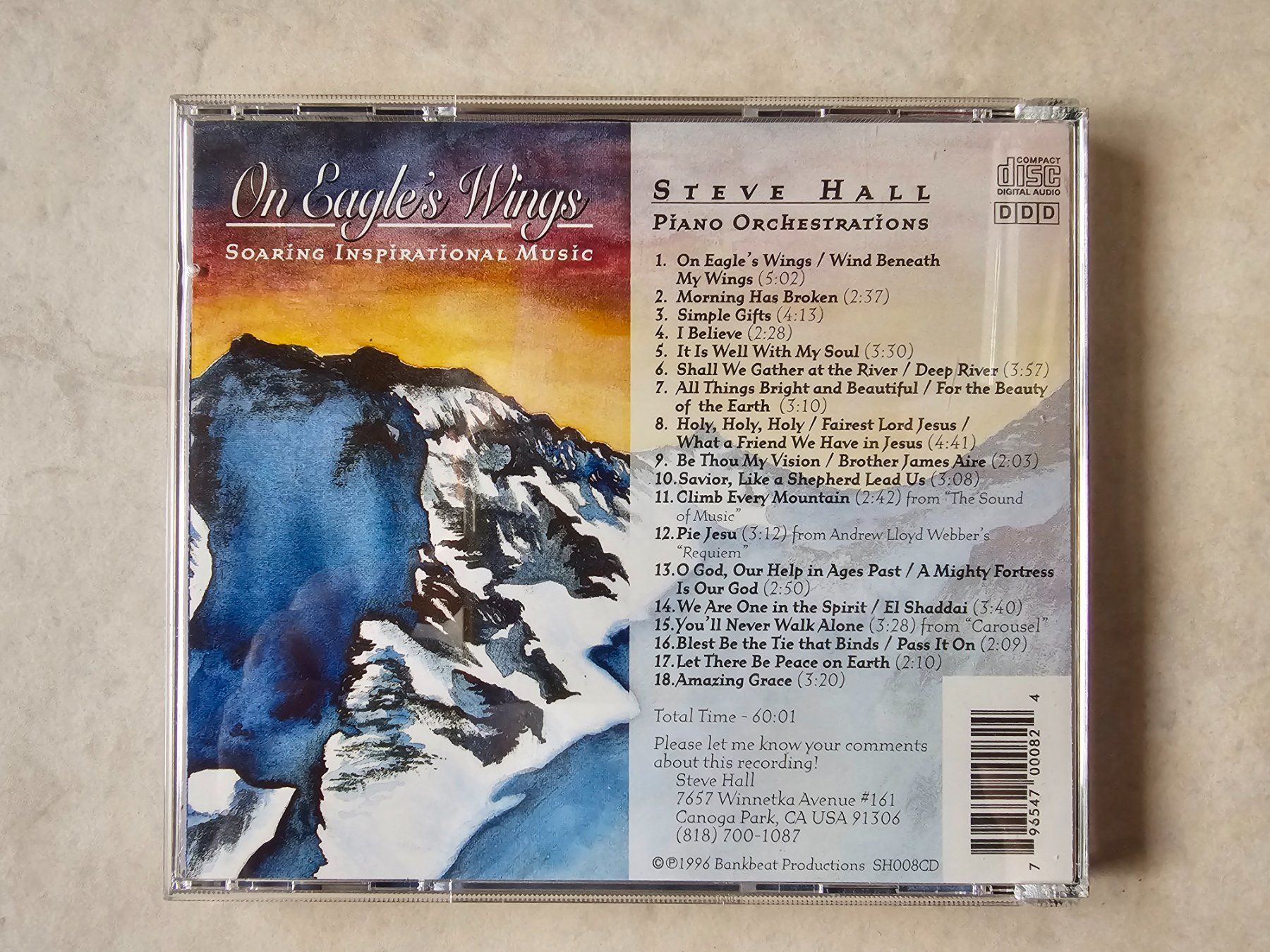 CDs: Steve Hall  -  Eagle's Wings  /  Piano Orchestrations – Gebraucht aus Schneisingen von backstore24 1