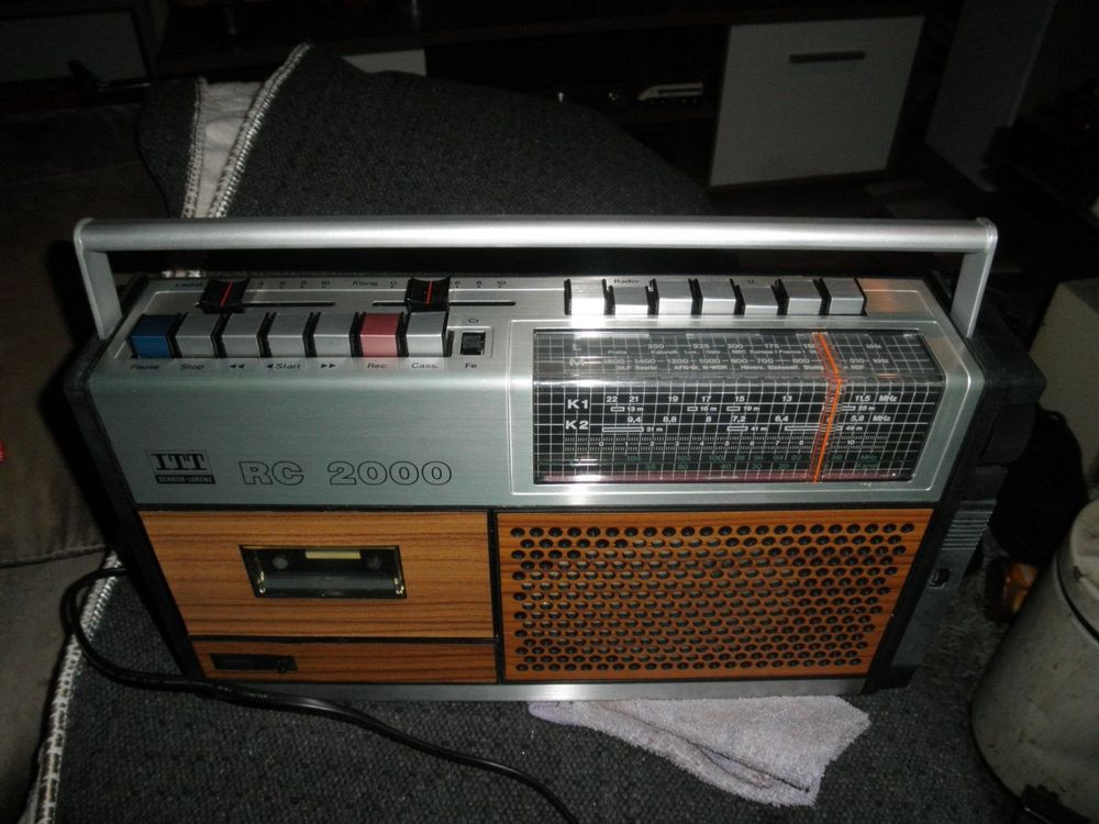 ITT RC 2000 Radio Cassette Recorder mit Mikrofon