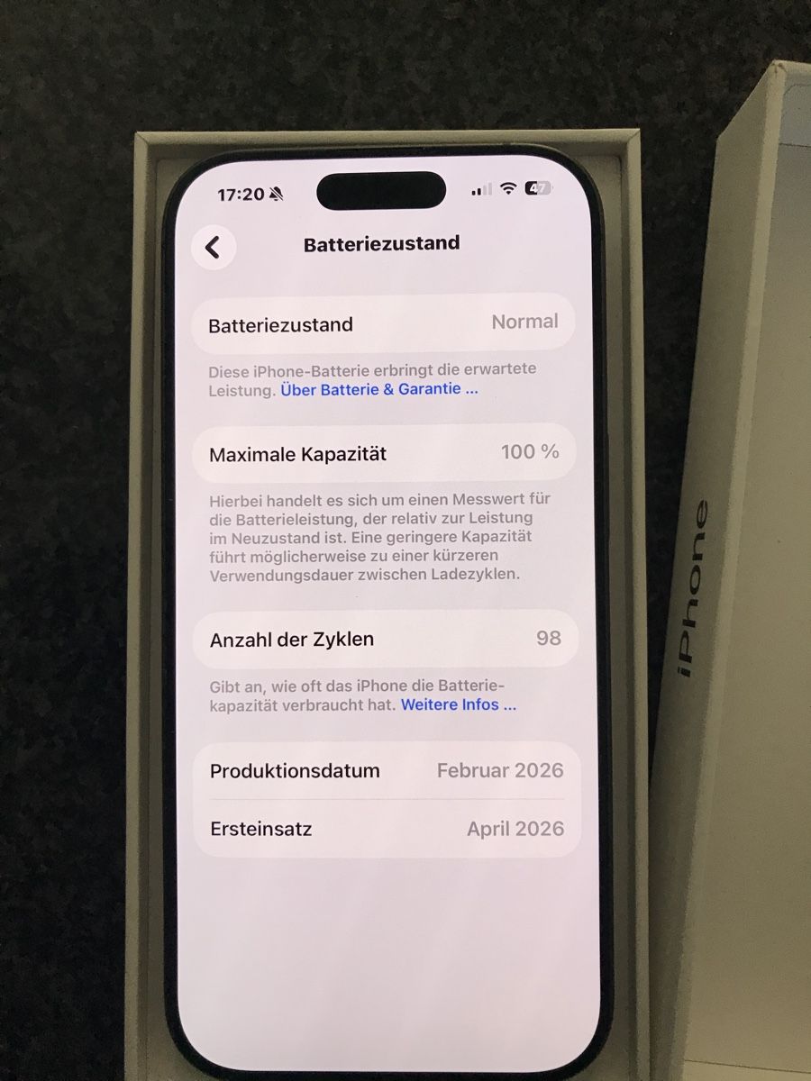 Apple Handys / Smartphones: iPhone 17 256GB – Neu (gemäss Beschreibung) aus Belp von be3027 1