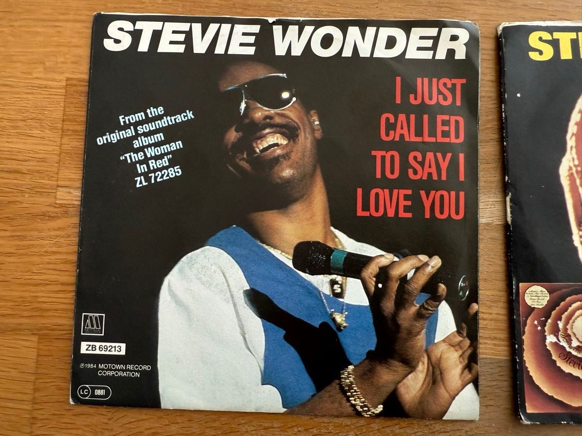 Dischi in vinile: Stevie Wonder - 2 Single Schallplatten – Usato da Goldach venduto da Messerguru 1