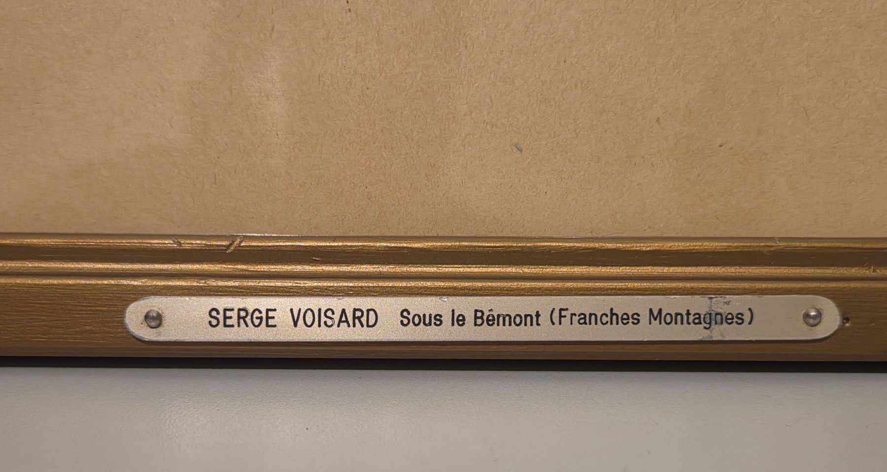 Gemälde: Voisard Serge Gouache – Gebraucht aus Hauptwil von Schwertfisch24 2