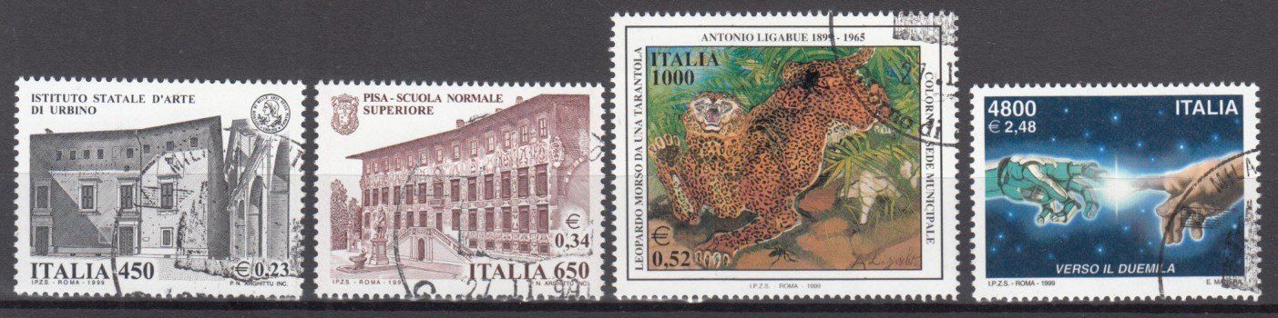 Tous les timbres: Italien 1999 mit ET – D'occasion à Bürglen TG par StampGraf 4