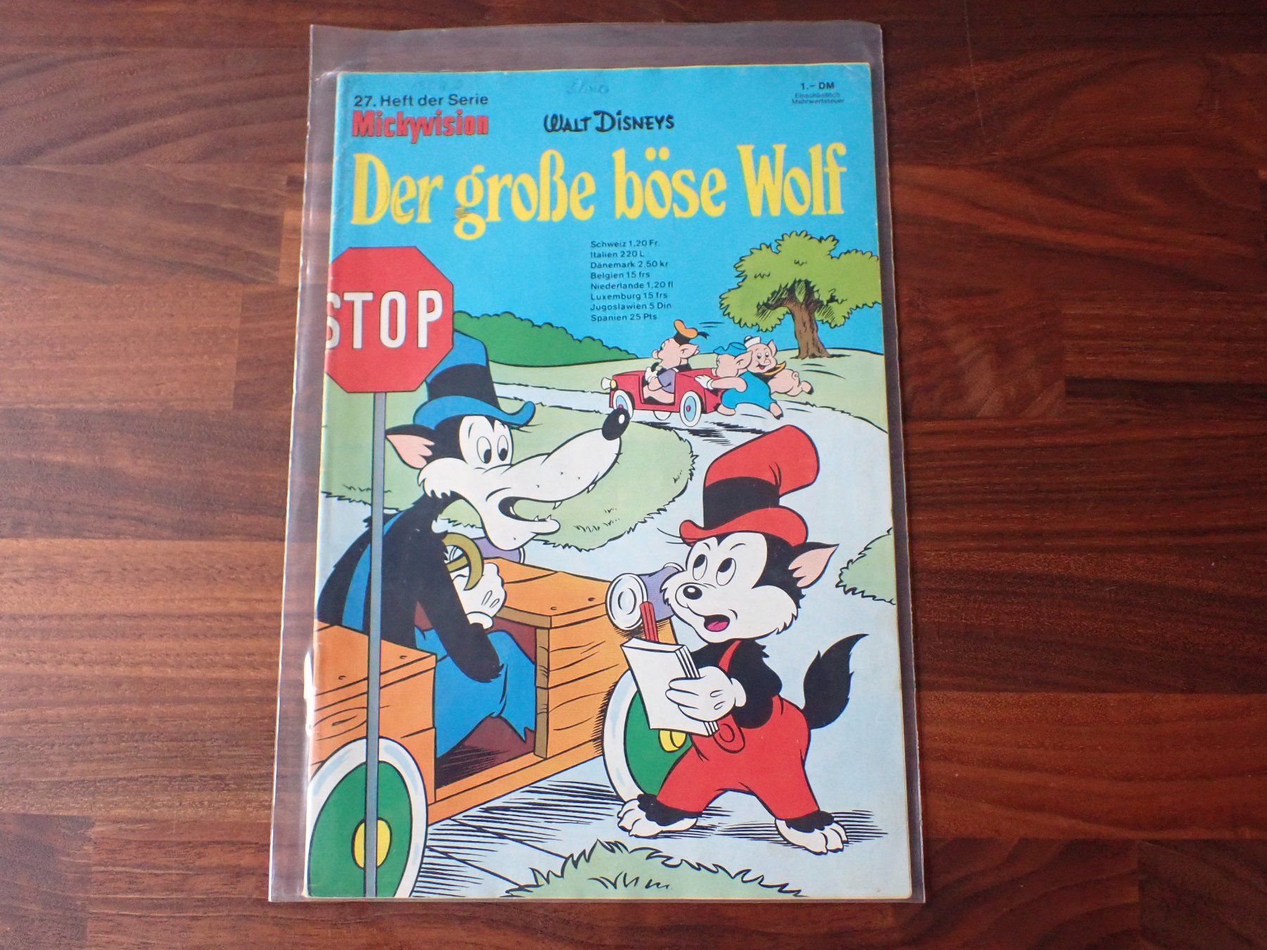 Comics: 27. Heft Mickyvision "Der grosse böse Wolf" von 1971 Disney – Gebraucht aus Geroldswil von