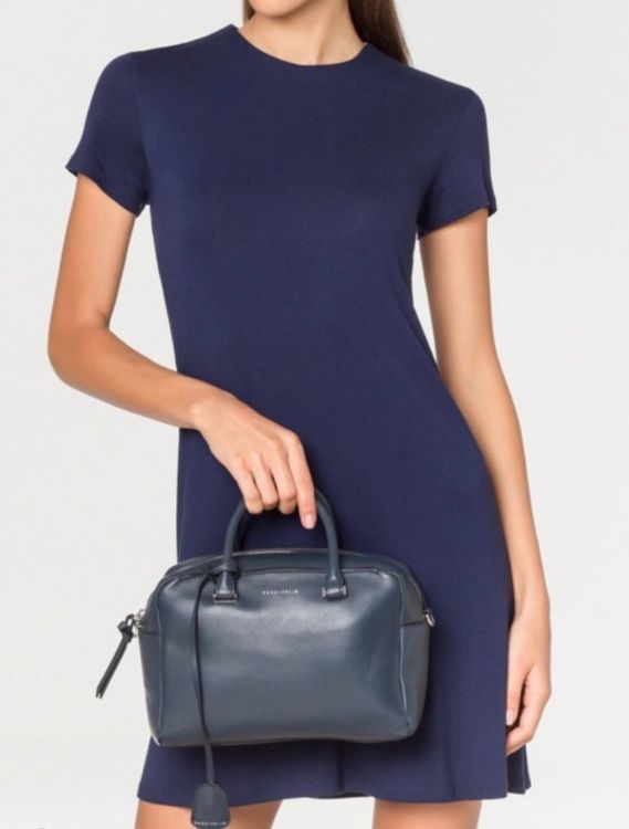 Sac à Main Coccinelle En Cuir – Marron Clair, Vintage, Occasion Très Bon état