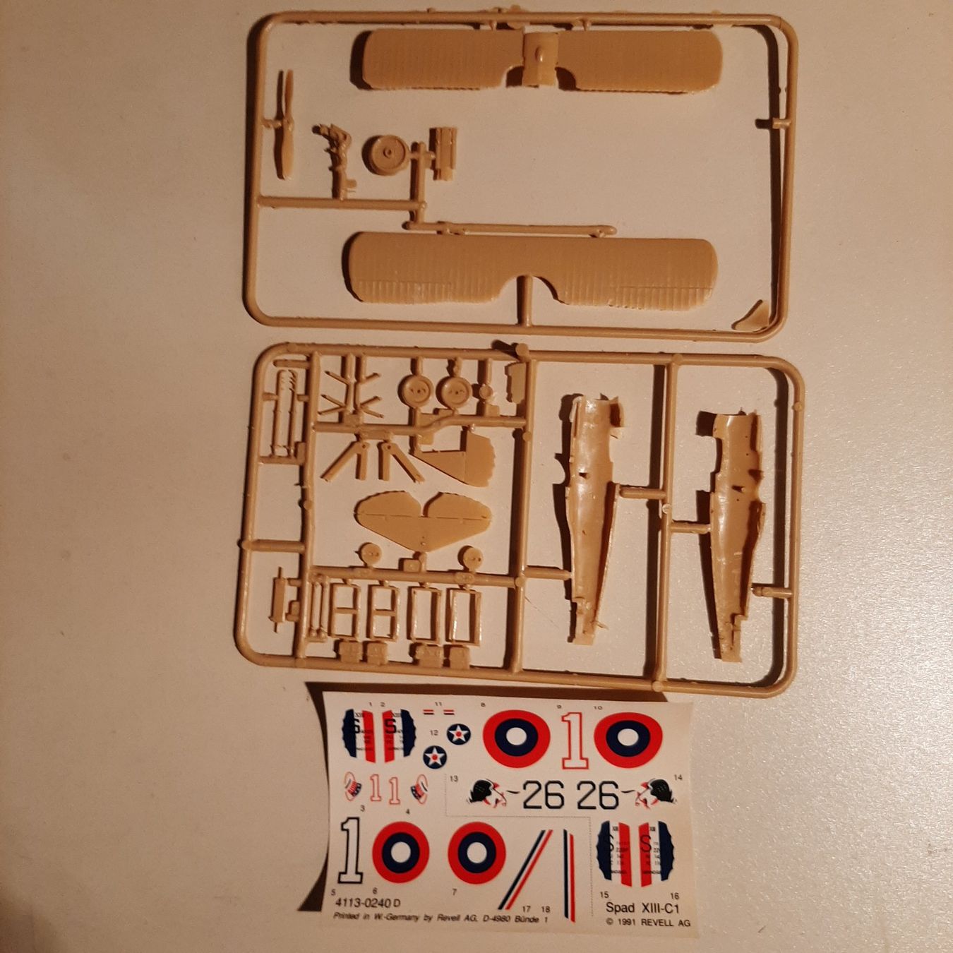 Revell Kit di modellismo & Modellini statici: 2358 ... Spad XIII C-1 ... Revell 4113 – Usato da Bonstetten venduto da Benibanny59 3