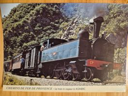 Chemins de fer de Provence : train à vapeur à AGNERC