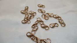 Schlüsselanhänger basteln goldfarben