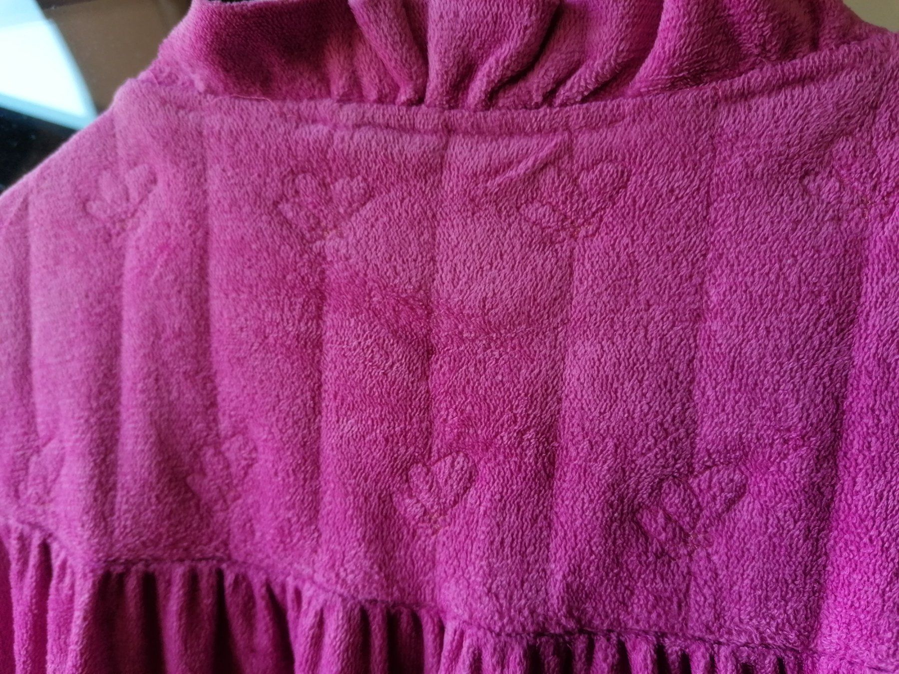 Accappatoi: Morgen\Bade Mantel kurzarm fuchsia gr 50 – Usato da Bedigliora venduto da Dolcezza0 5