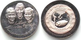 APOLLO 1 - APOLLO TRAGEDY 1967 Silber PP