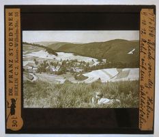 Glasdia Dt. Reich / Eifel: Blick von der Hohen Acht, um 1920