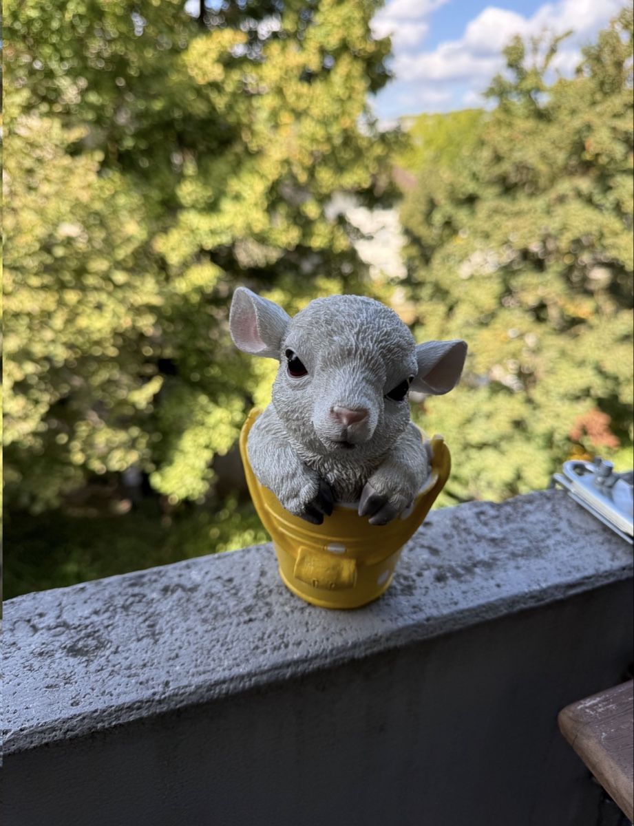 Tutte le decorazioni: Lamm im gelben Topf Dekofigur – Nuovo (secondo la descrizione) da Zürich venduto da ath_grq2 1
