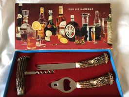 Wein-Bar SET (Neu in Verpackung) Jagdmotiv Jäger