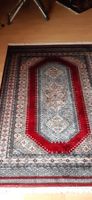 Orientteppich Weinrot/Hellblau/Beige 240x170cm Fransen 👍