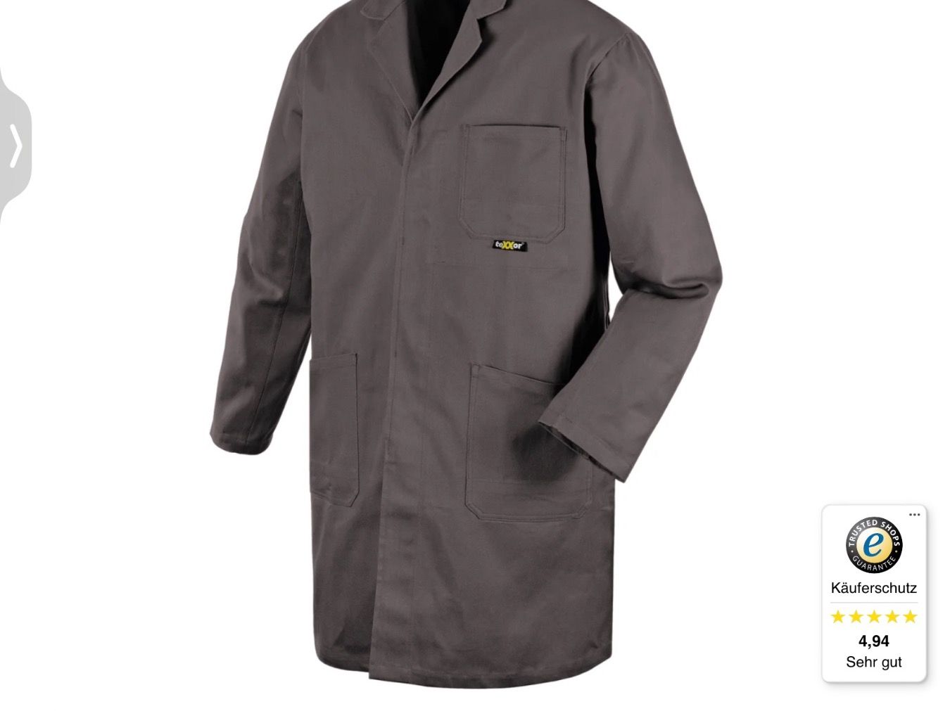 Altro per Abbigliamento & Protezione sul lavoro: Berufskittel /Schürze Grösse L, grau – Nuovo (secondo la descrizione) da Niederteufen venduto da mix18 4