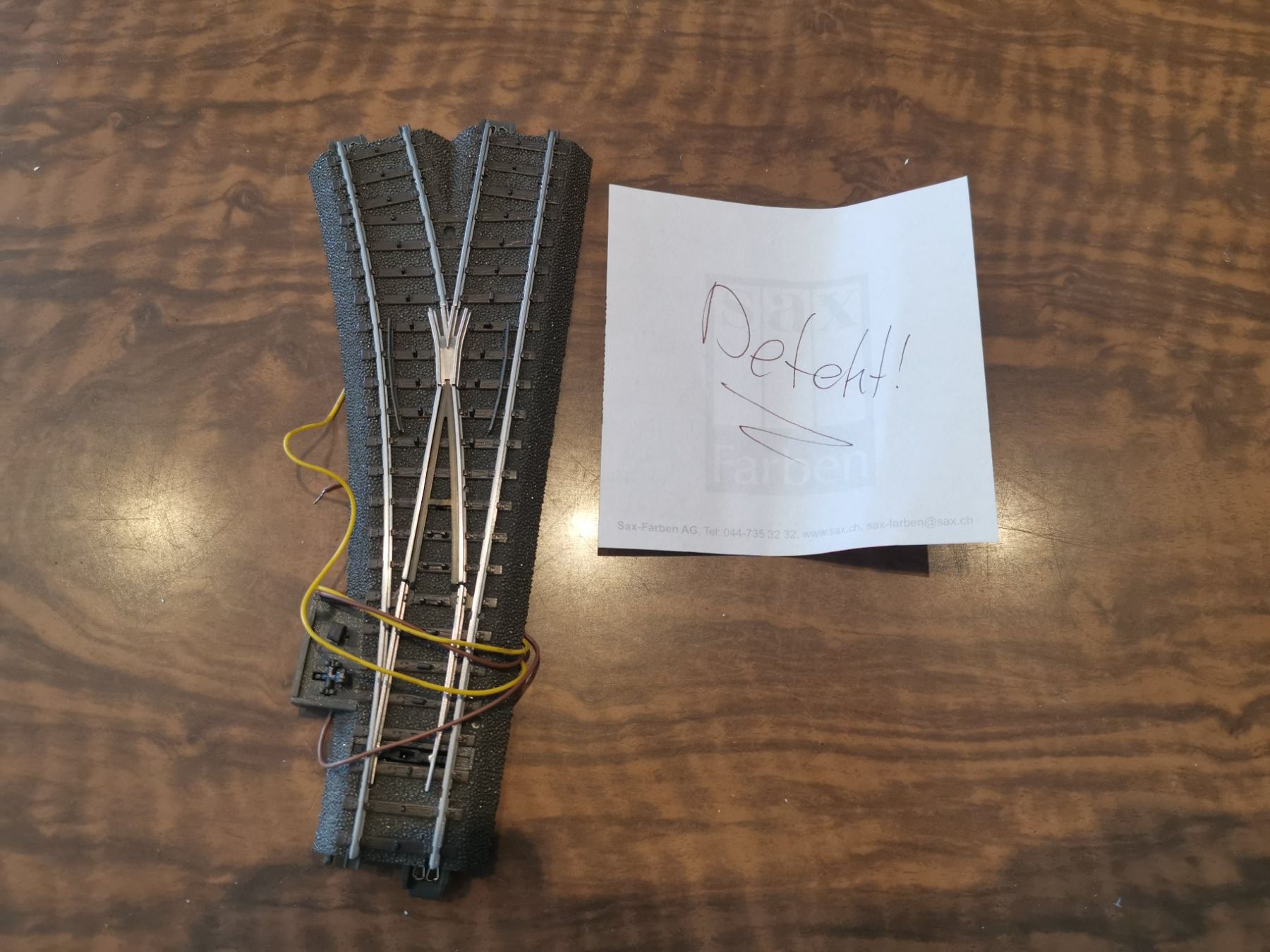 Märklin Modellini di ferrovie: Märklin - Weiche links – Difettoso da St. Margrethen SG venduto da tribeli98 3