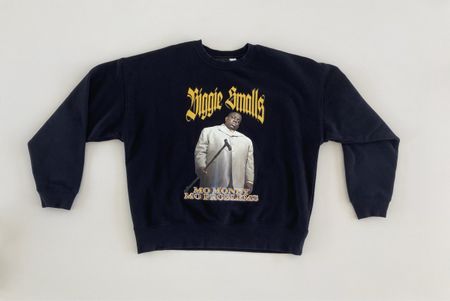 Vintage Biggie Smalls Pulli Gr. L H&M Oversize Fit 90er Rap