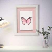 Bild mit Rahmen: IKEA BISPGARDEN (Schmetterling)