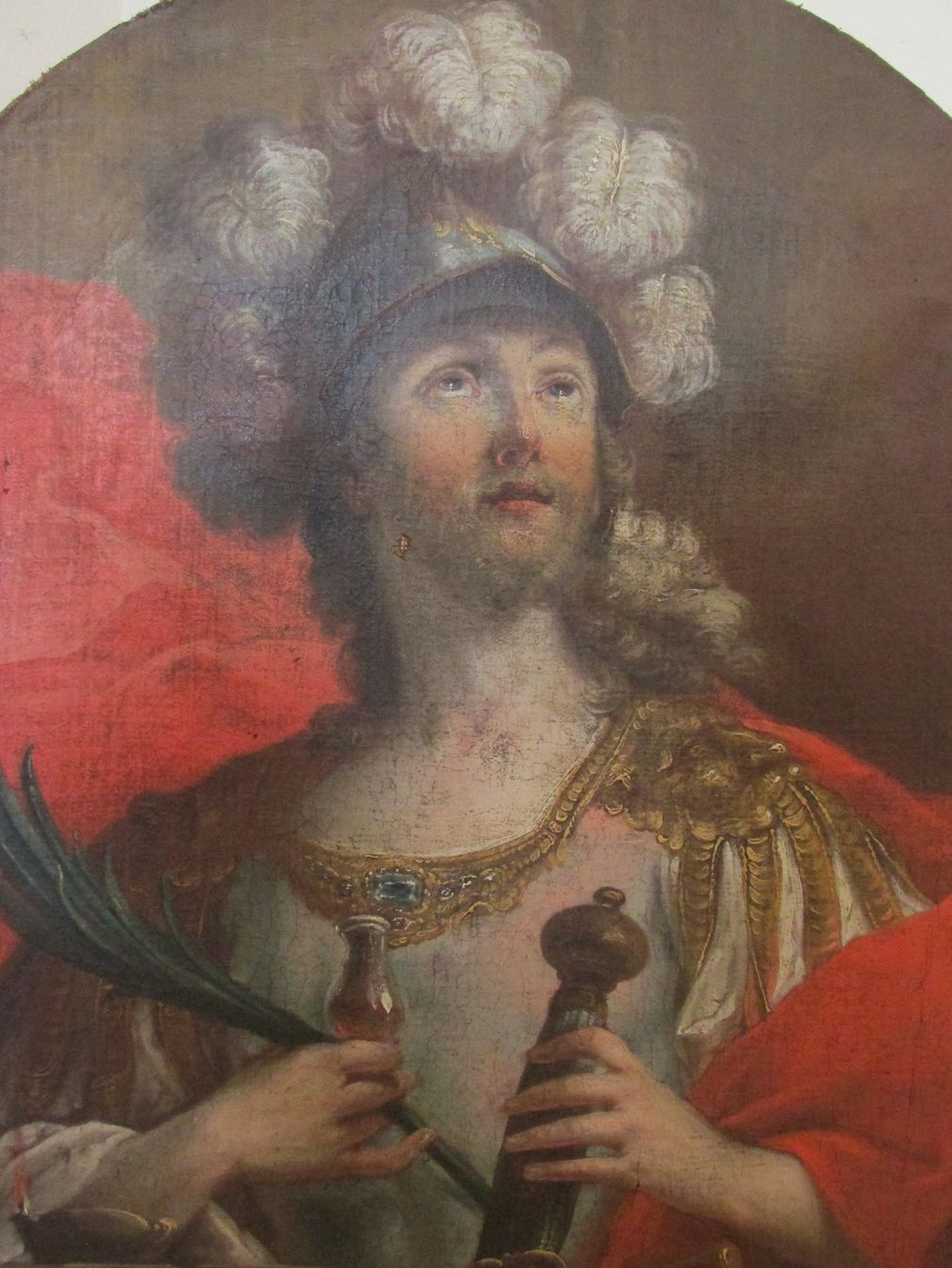Dipinti: antikes Gemälde: Mann mit Helm und Schwert – Usato da Winterthur venduto da mat_q5d5 3