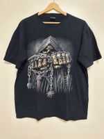 Schwarze Gothic Game Over T-Shirt Gr L